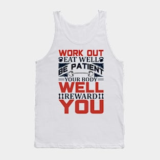 Workout design. Tank Top